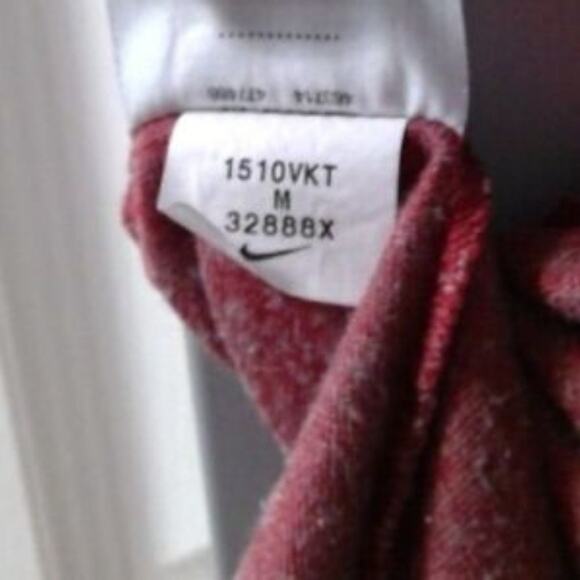 Nike Washington Nationals Dri-Fit T-Shirt Size M Gray/Red Athletic Cut - Picture 10 of 10